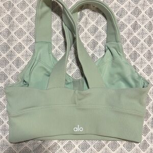 ALO Yoga Sage Green Sports Bra